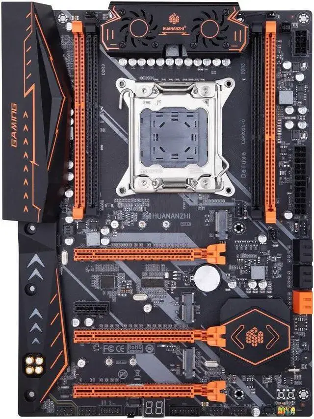 X79 Motherboard LGA 2011 ATX Support Xeon E5 2620 2640 2650 2680 2690 V1 V2 REG ECC DDR3 Memory M.2 Nvme Sata