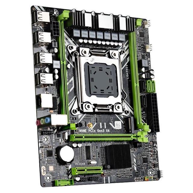 X79 Motherboard LGA2011 Xeon E5 Processor DDR3 USB3.0 PCI-E NVME M.2 SSD Support REG ECC Memory M-ATX