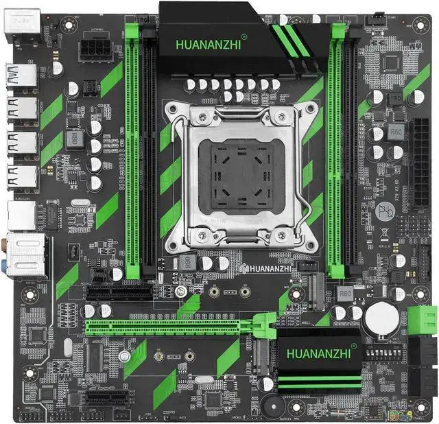X79 Motherboard ZD3 LGA2011 M-ATX SATA3 USB3.0 PCI-E 16X NVME NGFF M.2 SSD Support REG ECC RAM