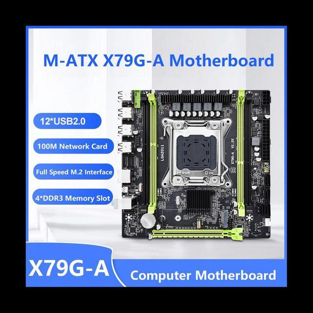 X79G-A Computer Motherboard Supports 4XDDR3 Memory LGA 2011 Slot CPU Desktop Computer Gaming Office Motherboard