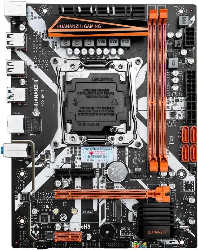 X99 8M T Motherboard Support Intel XEON E5 CPU DDR3 RECC Memory M.2 NVME USB3.0 Server