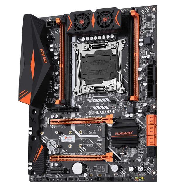 X99 AD4 Motherboard V2.0 Intel X99 LGA 2011-3 All Series DDR4 RECC128GB M.2 PCI-E NVME NGFF ATX Server Mainboard