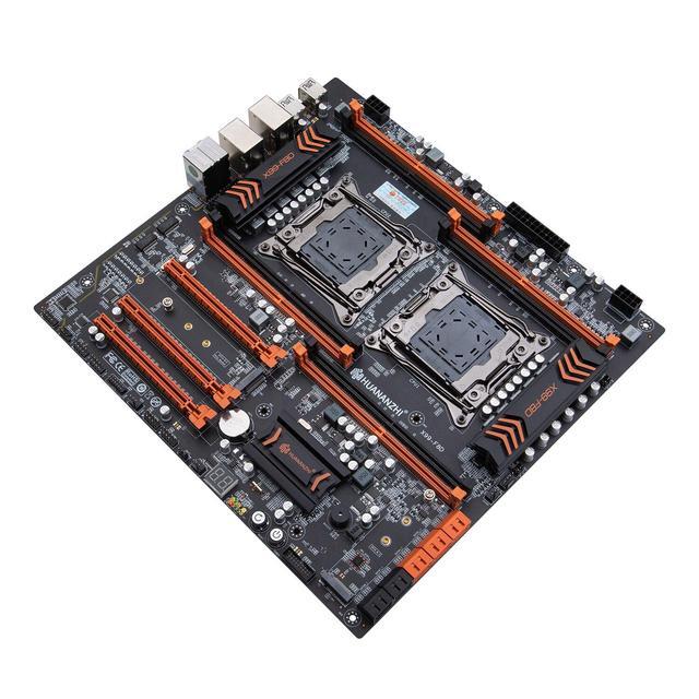 X99 F8D Motherboard Intel Dual CPU X99 LGA 2011-3 E5 V3 DDR4 RECC M.2 NVME NGFF USB3.0 E-ATX Server