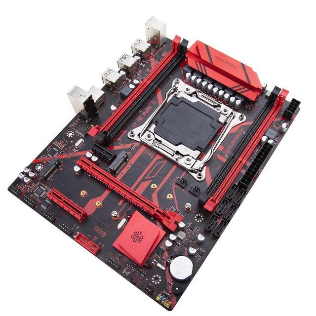 X99 QD3 Motherboard Kit LGA 2011-3 Xeox With E5 2666 V3 32GB DDR3 RECC Support NVME X99 Motherboard Combo