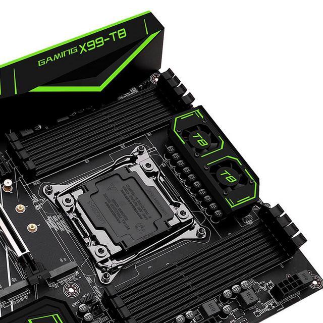 X99-T8 Motherboard LGA 2011-3 USB3.0 NVME M.2 SSD Support DDR3 REG ECC Memory And Xeon E5 V3 V4 Processor
