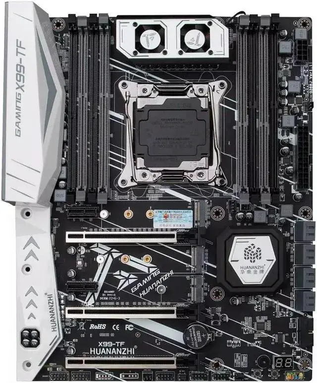 X99 TF Motherboard Support Inter Xeon E5 DDR3 ECC REG Memory Lga2011-3 M.2 NVME WIFI Interface