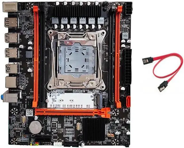 X99H Desktop Motherboard B85 Chip LGA2011-V3 DDR3X4 ECC Server Memory Slot M.2 NVME PCI-E 3.0 X16 SATA3.0 +SATA Cable