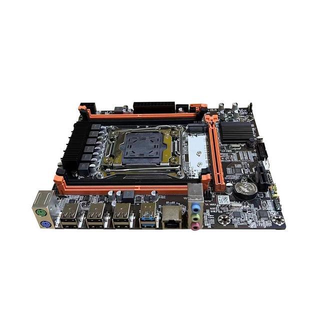 X99H Motherboard+E5 2673 V3 CPU+Thermal Pad+Switch Cable+SATA Cable+Baffle LGA2011-V3 DDR3X4 RAM Slot M.2 NVME PCI-E X16