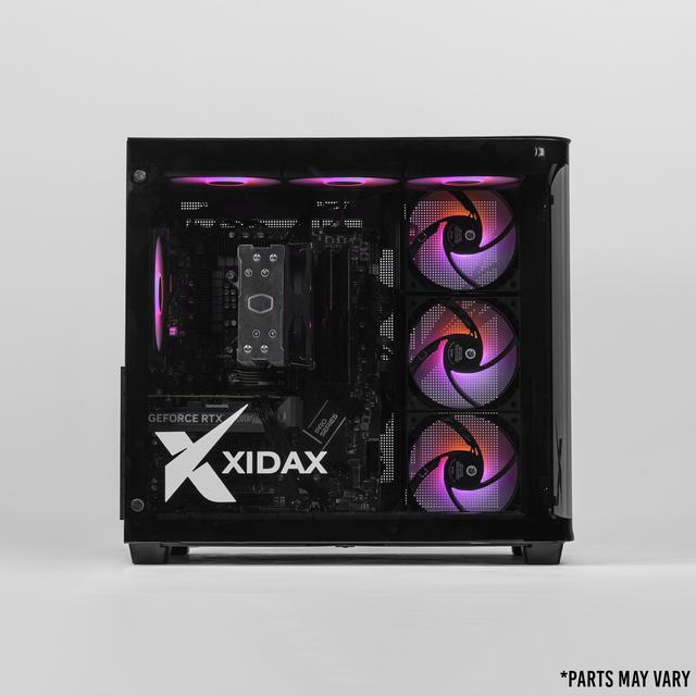 Xidax X-2 Series Intel Core I5 14400F 2.7GHz (Max: 4.7GHz) NVIDIA GeForce RTX 5050 8GB 2TB NVMe M.2 SSD 16GB (2x8GB) RAM Window 11 Home Onami Black Gaming Desktop - Assembled & Serviced In U.S