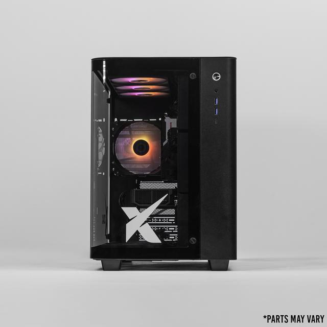 Xidax X-2 Series Intel Core I5 14400F 2.7GHz (Max: 4.7GHz) NVIDIA GeForce RTX 5050 8GB 2TB NVMe M.2 SSD 16GB (2x8GB) RAM Window 11 Home Onami Black Gaming Desktop - Assembled & Serviced In U.S