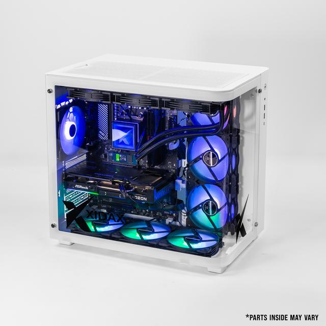 Xidax X-2 Series Intel Core I5 14400F 2.7GHz (up To 4.7GHz) AMD Radeon RX 9060XT 8GB 1TB NVMe M.2 SSD 16GB (2x8GB) RAM Window 11 Home Onami White Gaming Desktop - Assembled & Serviced In Utah
