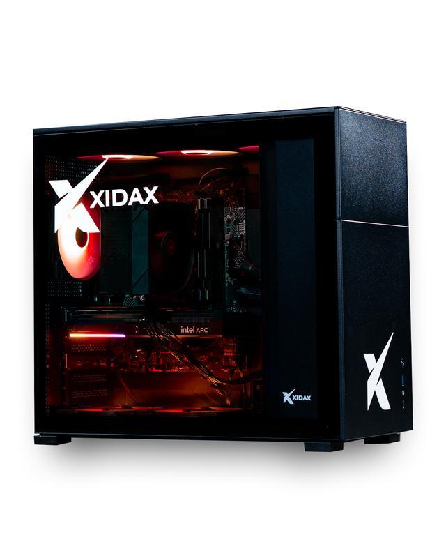 Xidax X-2 Series Intel Core I5 14400F (up To 4.7GHz) Intel Arc B580 12GB 1TB NVMe M.2 SSD 16GB RAM Fan Cooling Window 11 Home Xen Black Gaming Desktop - Assembled & Serviced In Utah