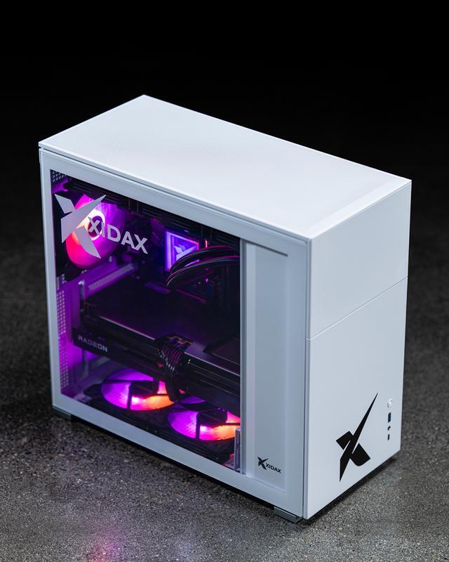 Xidax X-6 Series AMD Ryzen 7 7800X3D (4.2GHz Up To 5.0GHz) AMD Radeon RX 9070XT 16GB 2TB NVMe M.2 SSD 32GB (2x16GB) RAM Genuine Window 11 Home Xen White Gaming Desktop - Assembled & Serviced In Utah