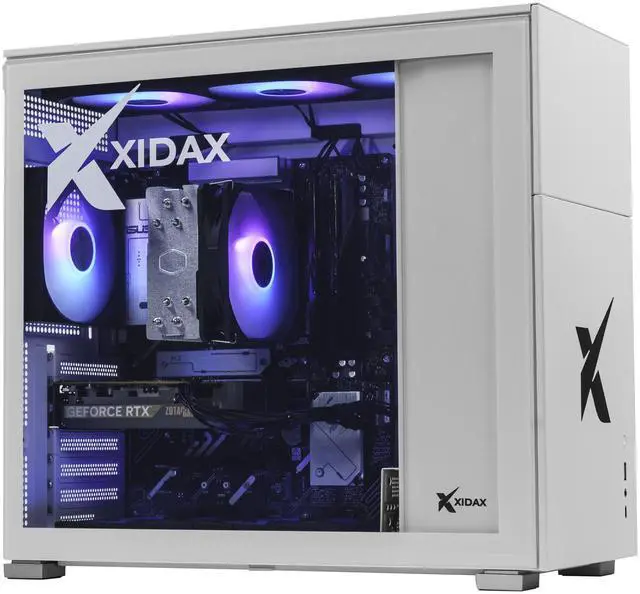 Xidax X-6 Series AMD Ryzen 7 7800X3D 4.2Mhz (Max: 5.0Mhz) NVIDIA GeForce RTX 5050 8GB 2TB NVMe M.2 SSD 16GB (2x8GB) RAM Window 11 Home Xen White Gaming Desktop - Assembled & Serviced in U.S
