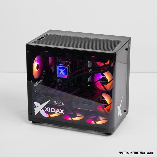 Xidax X-6 Series AMD Ryzen 7 9800X3D (4.7Ghz Up To 5.2Ghz) AMD Radeon RX 9070XT 16GB 2TB NVMe M.2 SSD 32GB (2x16GB) RAM Genuine Window 11 Home Onami Black Gaming Desktop - Assembled & Serviced