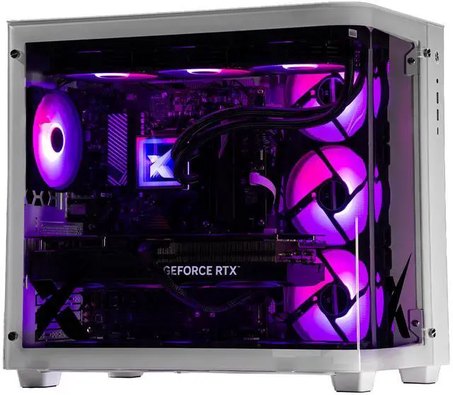 Xidax X-6 Series AMD Ryzen 7 9800X3D (4.7GHz up to 5.2GHz) NVIDIA GeForce RTX 5080 16GB 2TB NVMe M.2 SSD 32GB (2x16GB) RAM Liquid cooling Genuine Window 11 Home Onami White Gaming Desktop - Assembled & Serviced in Utah