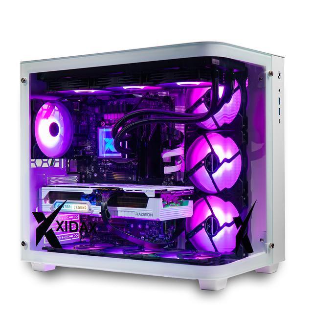 Xidax X-6 Series Intel Core I9 14900KF (up To 6.0GHz) AMD Radeon RX 9070XT 16GB 2TB NVMe M.2 SSD 32GB (2x16GB) RAM Liquid Cooling Genuine Window 11 Home Onami White Gaming Desktop - Assembled & Serviced In Utah