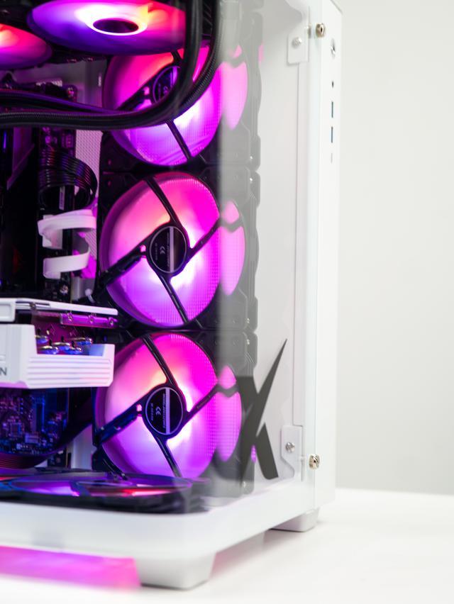 Xidax X-6 Series Intel Core I9 14900KF (up To 6.0GHz) AMD Radeon RX 9070XT 16GB 2TB NVMe M.2 SSD 32GB (2x16GB) RAM Liquid Cooling Genuine Window 11 Home Onami White Gaming Desktop - Assembled & Serviced In Utah