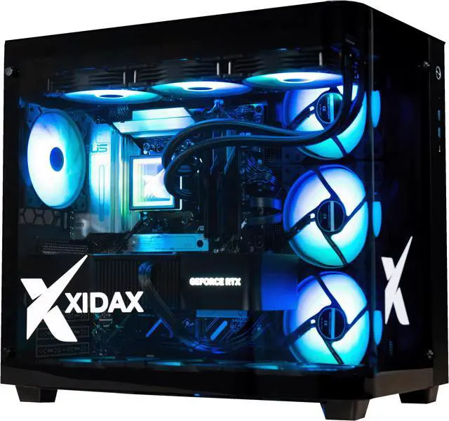 Xidax X6 ONAMI BLACK Gaming PC AMD Ryzen 7 9800X3D (up to 5.2 GHz)- NVIDIA GeForce RTX 5090 32G- 64GB DDR5 6000MHz RGB - 2TB M.2 NVMe - Genuine Windows 11 Home - WIFI - Assembled & Serviced