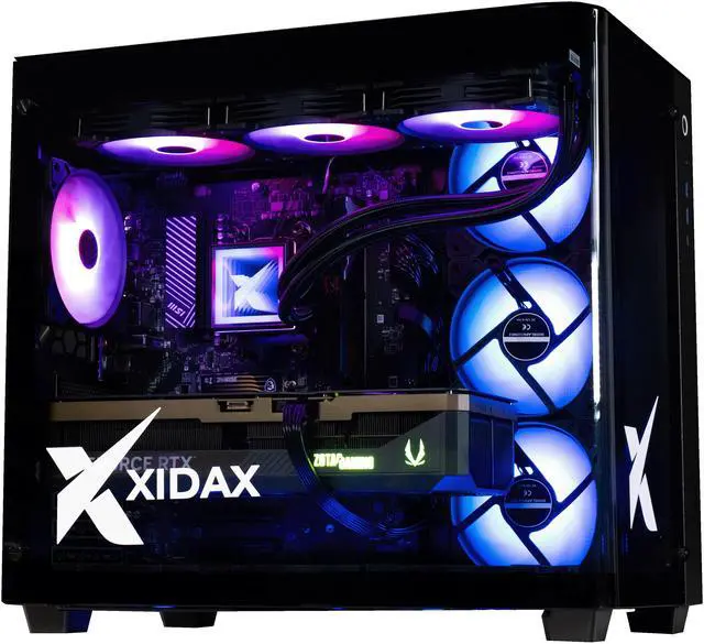 Xidax X6 ONAMI BLACK Gaming PC Ryzen 9 9950X3D 16c/32t (up to 5.7 GHz)- NVIDIA GeForce RTX 5080 16G- 32GB DDR5 5600MHz - 2TB M.2 NVMe - Genuine Windows 11 Home - WIFI - Assembled & Serviced In Utah