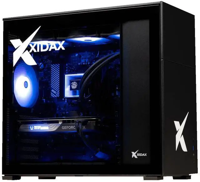 Xidax X6 XEN BLACK Gaming PC Ryzen 7 7800X3D 8c (up to 5.0 GHz)- NVIDIA GeForce RTX 5070 12G- 32GB DDR5 5600MHz - 2TB M.2 NVMe - Genuine Windows 11 Home - WIFI - Assembled & Serviced In Utah