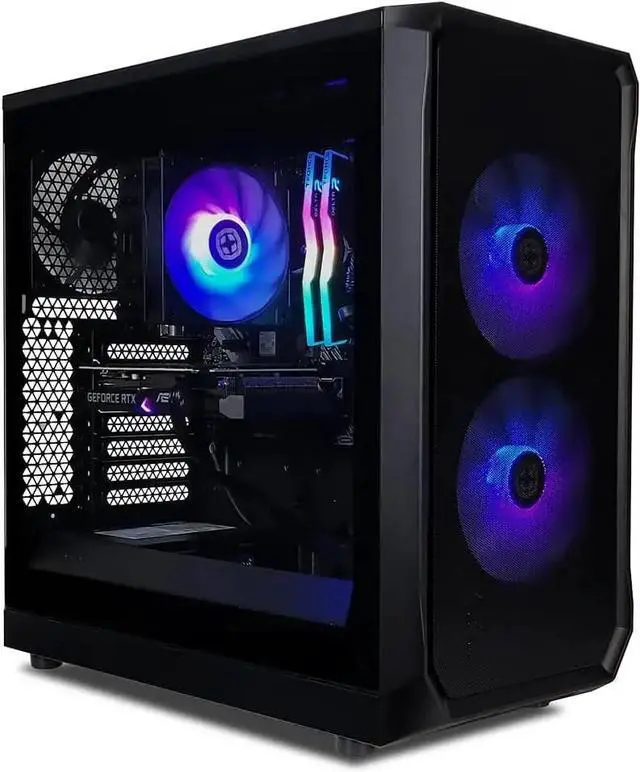 XOTIC PC Focus Essential Gaming PC Desktop AMD Ryzen 5 5500 3.6 GHz (4.2GHz Turbo Boost) RTX 3050 6GB 1TB SSD 16GB RAM 750W Gold PSU Wi-Fi Win 11 Home