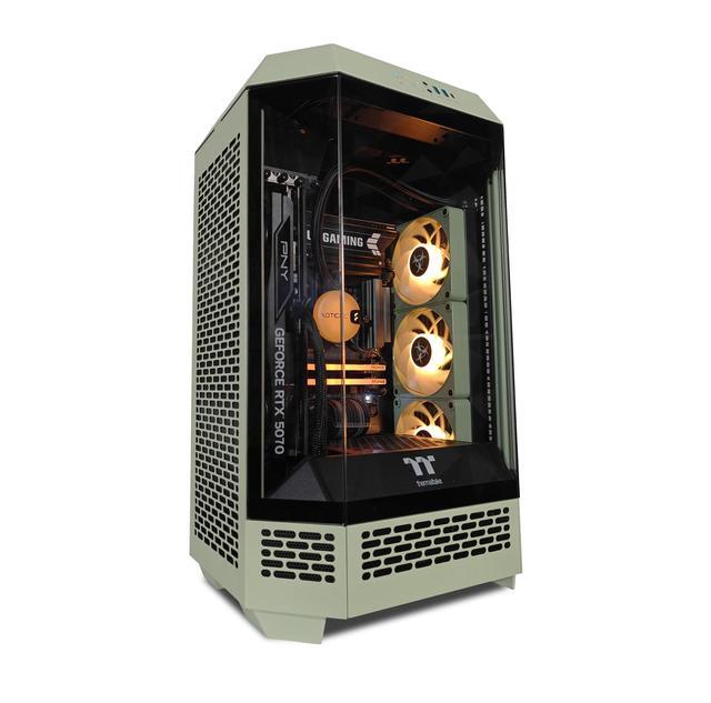 XPC Biohazard Tower Extreme Gaming Desktop AMD Ryzen 7 9700X 3.8GHz (5.5GHz Turbo Boost) RTX 5070 12GB 2TB NVMe SSD 32GB DDR5 RAM 750W Gold PSU Win 11