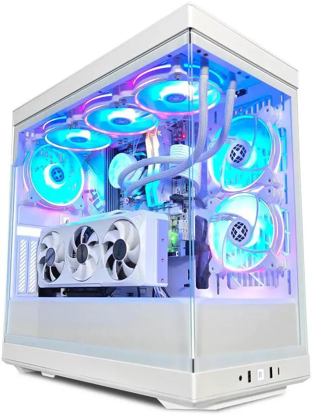 XPC Y40 Ghost Extreme Gaming Desktop AMD Ryzen 7 9700X 3.8GHz (5.5GHz Turbo Boost) RTX 5070 12GB 2TB NVMe SSD 32GB DDR5 RAM 750W Gold PSU Win 11