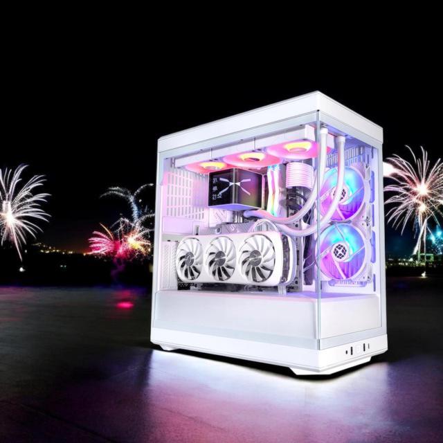 XPC Y40 Ghost Ultimate Gaming Desktop AMD Ryzen 7 9700X 3.8GHz (5.5GHz Turbo Boost) RTX 5080 16GB 2TB NVMe SSD 32GB DDR5 RAM 850W Gold PSU Win 11