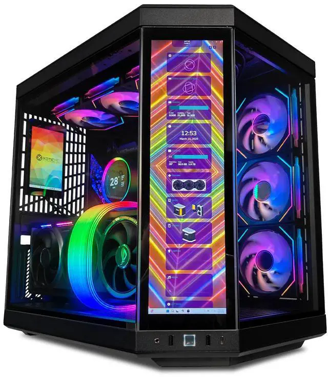 XPC Y70 Ultimate X Gaming Desktop Intel Core Ultra 7 265K 3.9GHz (5.5GHz Turbo Boost) RTX 5080 16GB 2TB NVMe SSD 32GB DDR5 RAM 850W Gold PSU Win 11