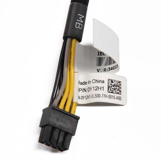 Y12H1 0Y12H1 6Pin 8Pin BackPlane Cable De Alimentación Para PowerEdge R820