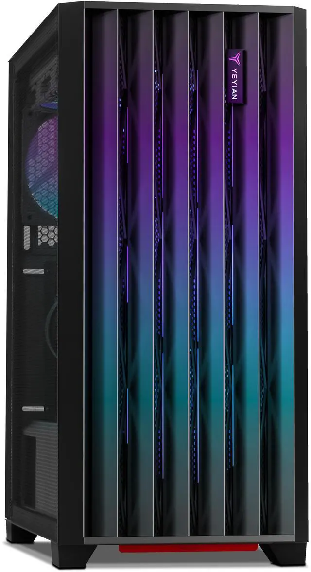 Yeyian Gaming Desktop PC PHOENIX Iron Mesh AMD Ryzen 7 9700X GeForce RTX 5070 – AI Powered 32GB DDR5 6000MHz RGB 1 TB NVMe SSD 240mm AIO Windows 11 Home - YPA-PM970XC-5701N