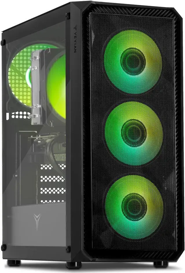 Yeyian Gaming Desktop PC Tanto AMD Ryzen 5 8400F 32GB DDR5 1TB SSD GeForce RTX 5060 Ti Windows 11 Home
