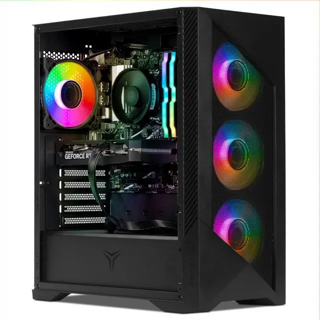 Yeyian Gaming Desktop PC YPI-ED44F0C-5601N Intel Core i5-14400F 32GB DDR5 1TB NVMe SSD GeForce RTX 5060 Windows 11 Home