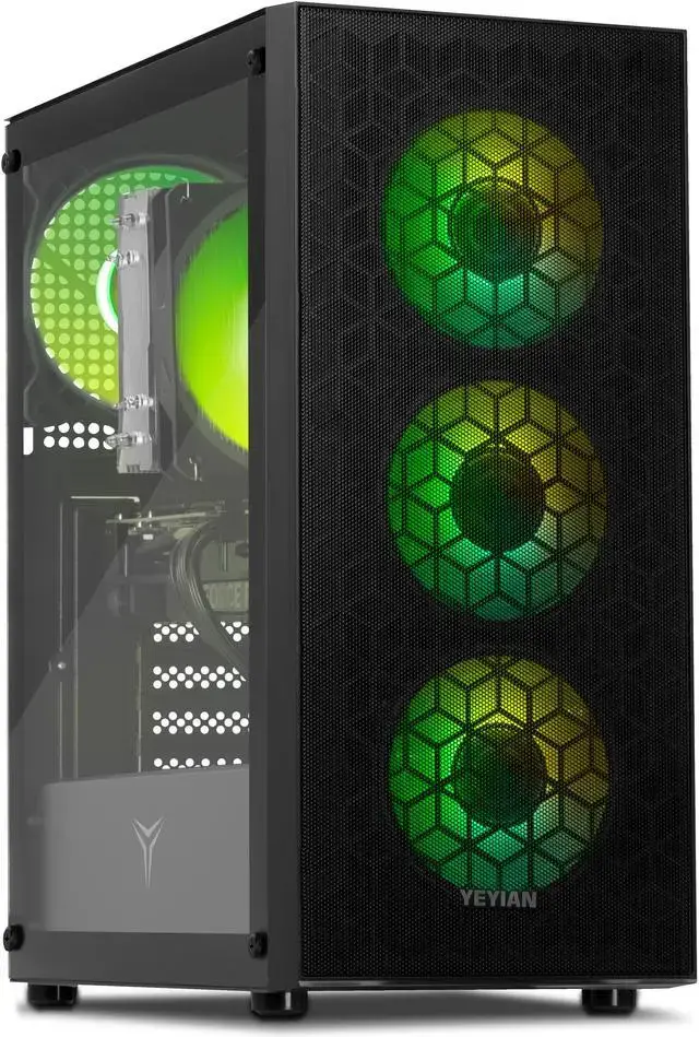 Yeyian Gaming Desktop PC YUMI AMD Ryzen 7 8700F 32GB DDR5 1TB SSD GeForce RTX 5060 Ti Windows 11 Home