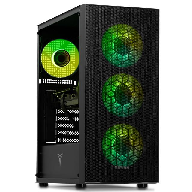 YEYIAN Gaming Desktop PC YUMI INTEL Core I5-14400F GeForce RTX5060 8GB 32GB DDR5 1TB SSD 650W Gold PSU Windows 11 Home