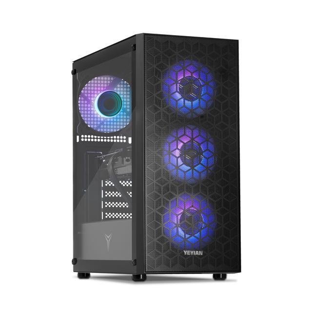 Yeyian Yumi Gaming Desktop Intel Core I5-14400F RTX 4060 – AI Integrated 32GB DDR4 1TB SSD Gen 4.0 YPI-YU44F0C-4601N