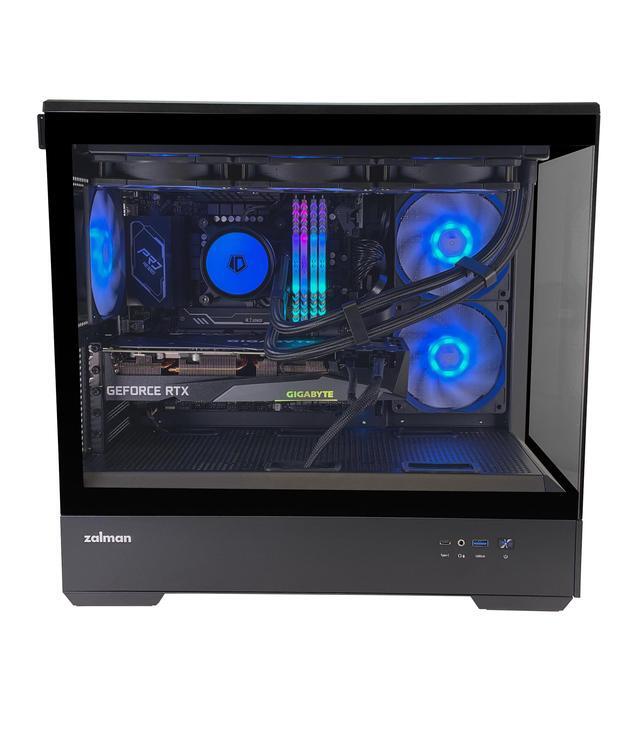 Zalman Gaming Desktop I7-13700K 16GB DDR4 RTX 4060 8GB 2TB NVMe 360MM Water Cooler WiFi 6E Built-in
