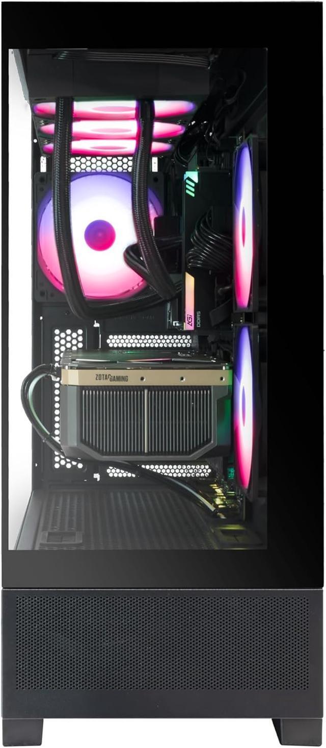 ZOTAC Gaming MEK AI-Enhanced Gaming PC MEK5080A9700XBG5V1N - AMD Ryzen 7 9700X 5.5GHz NVIDIA GeForce RTX 5080 32GB DDR5 RGB 2TB NVMe M.2 SSD 1000W 80+ GOLD PSU WiFi 7 Windows 11 Home
