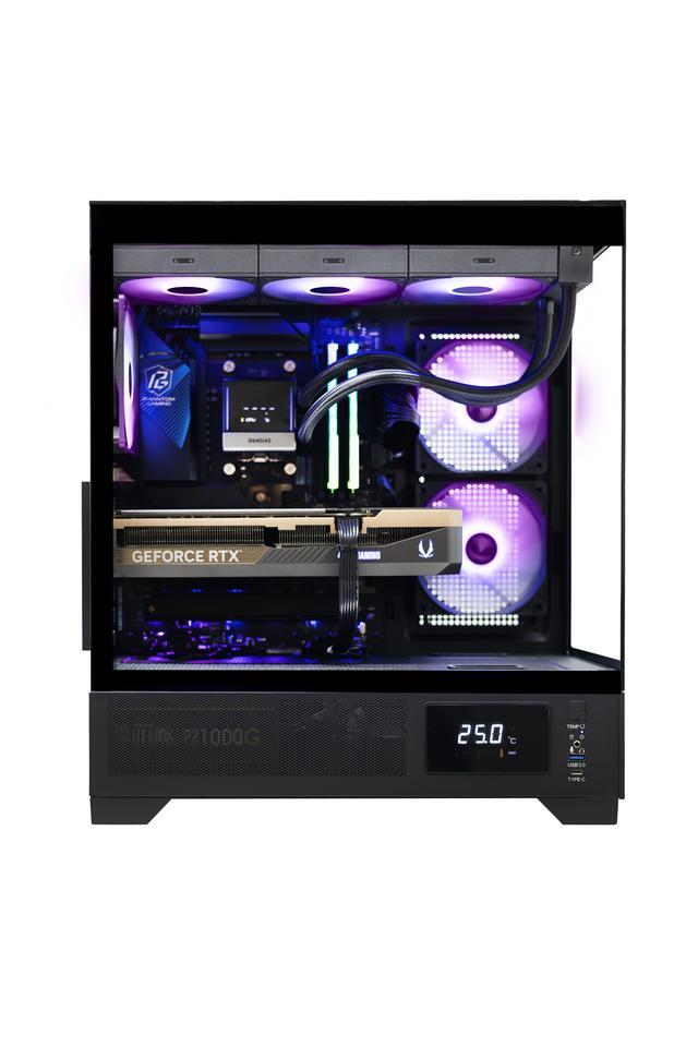 ZOTAC Gaming MEK AI-Enhanced Gaming PC MEK5080A9700XBG5V1N - AMD Ryzen 7 9700X 5.5GHz NVIDIA GeForce RTX 5080 32GB DDR5 RGB 2TB NVMe M.2 SSD 1000W 80+ GOLD PSU WiFi 7 Windows 11 Home