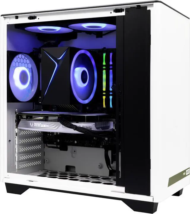 ZOTAC MEK AI Enhanced Gaming Desktop PC AMD Ryzen 5 5500 Nvidia GeForce RTX 4060 16GB DDR4 RGB 1TB NVMe M.2 SSD Windows 11 Home 64-bit MEK4060A55003V1