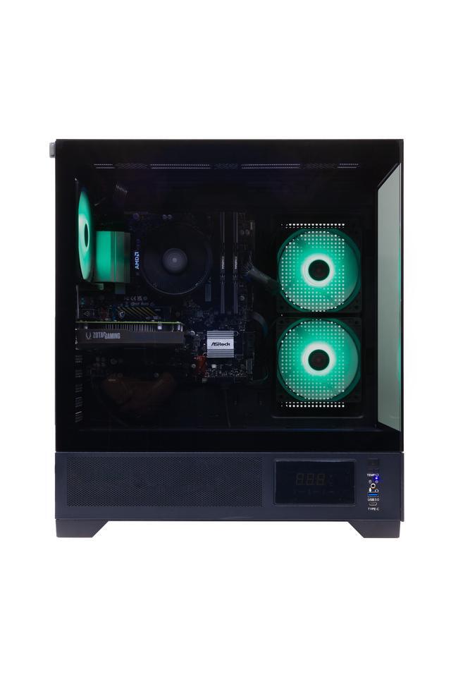 ZOTAC MEK AI-Enhanced Gaming PC Desktop Computer - NVIDIA GeForce RTX 3050 AMD Ryzen 5 5500 4.2GHz 16GB DDR4 500GB NVME M.2 SSD 650W 80+ GOLD PSU WiFi 6E Windows 11 Home 64-bit