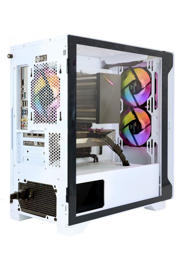 ZOTAC MEK AI-Enhanced Gaming PC Desktop Computer - NVIDIA GeForce RTX 5060 AMD Ryzen 5 7600 Up To 5.1GHz 16GB RGB DDR5 1TB NVME M.2 SSD 650W 80+ GOLD PSU WiFi 5 BT 5.2 Windows 11 Home