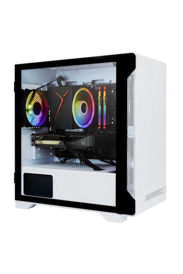 ZOTAC MEK AI-Enhanced Gaming PC Desktop Computer - NVIDIA GeForce RTX 5060 AMD Ryzen 5 7600 Up To 5.1GHz 16GB RGB DDR5 1TB NVME M.2 SSD 650W 80+ GOLD PSU WiFi 5 BT 5.2 Windows 11 Home