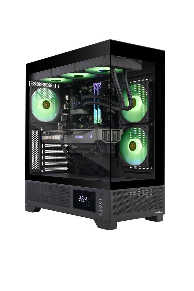 ZOTAC MEK AI-Enhanced Gaming PC Desktop Computer - NVIDIA GeForce RTX 5070 AMD Ryzen 5 7600X Up To 5.3GHz 32GB RGB DDR5 2TB NVME M.2 SSD 850W 80+ GOLD PSU WiFi 5 BT 5.2 Windows 11 Home 64-bit