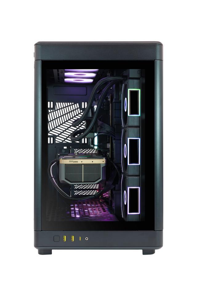 ZOTAC MEK AI-Enhanced Gaming PC Desktop Computer - NVIDIA GeForce RTX 5090 AMD Ryzen 7 9700X 5.5GHz 32GB DDR5 RGB 2TB NVME M.2 SSD 1300W 80+ GOLD PSU WiFi 7 Windows 11 Home 64-bit