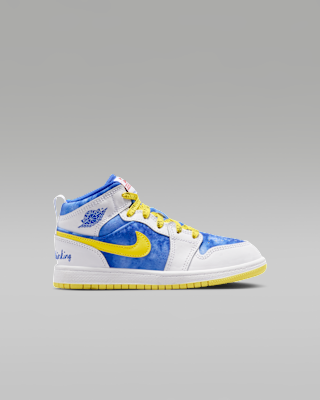 Nike Air Jordan 1 Mid Sneaker School Big Kids' Shoes