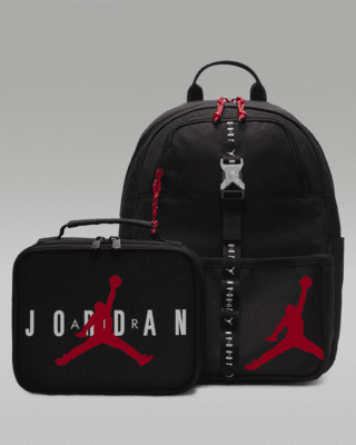 Nike Air Jordan Lunch Backpack Big Kids' Backpack (18L) And Lunch Bag (3L)