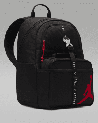Nike Air Jordan Lunch Backpack Big Kids' Backpack (18L) And Lunch Bag (3L)