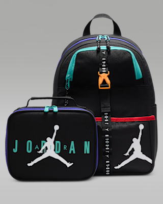 Nike Air Jordan Lunch Backpack Big Kids' Backpack (18L) and Lunch Bag (3L)